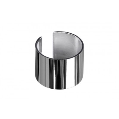 Wide stainless steel band ring