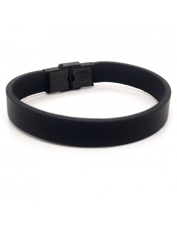 Men's simple leather bracelet