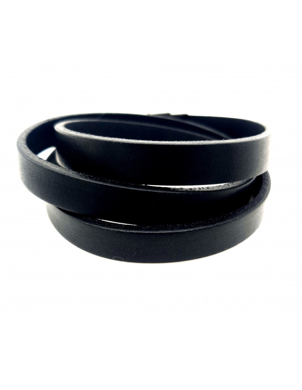 Men's leather bracelet