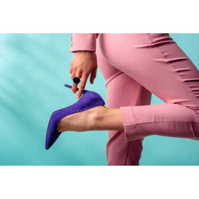 Black circle stainless steel ring 2