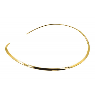 Gold-plated stainless steel choker – minimalist design