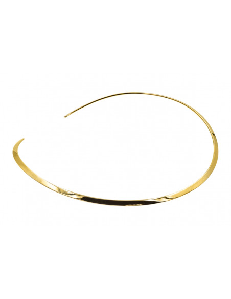 Gold-plated stainless steel choker – minimalist design