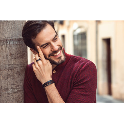 Bransoleta skórzana MBSM006 2