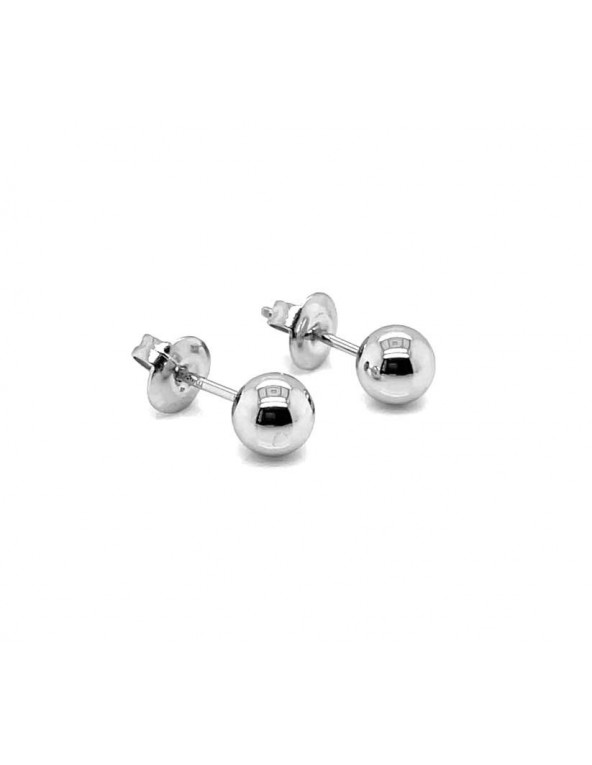 Silver stainless steel stud earrings