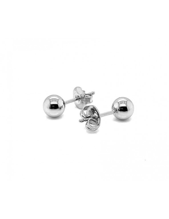 Silver stainless steel stud earrings
