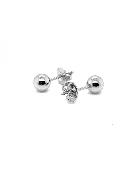 Silver stainless steel stud earrings