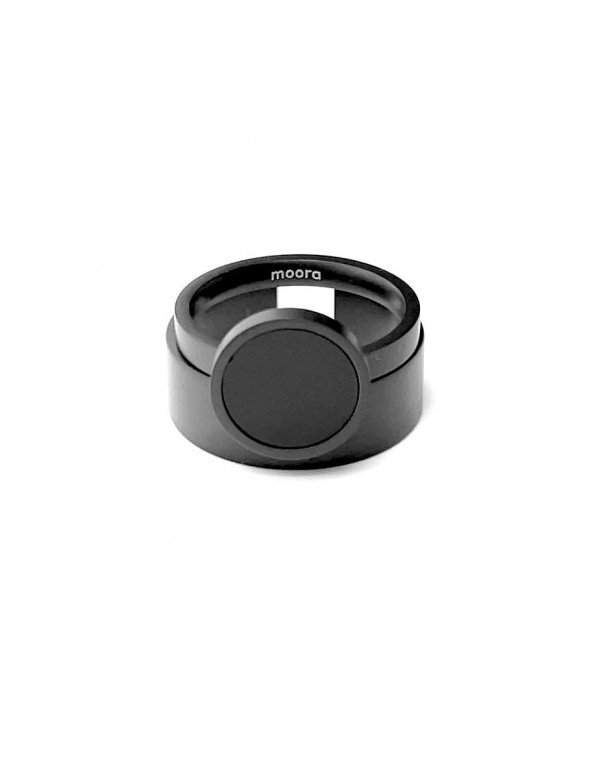 Black matte 2-in-1 stainless steel ring