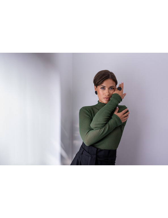 Black matte stainless steel ring in a circular shape