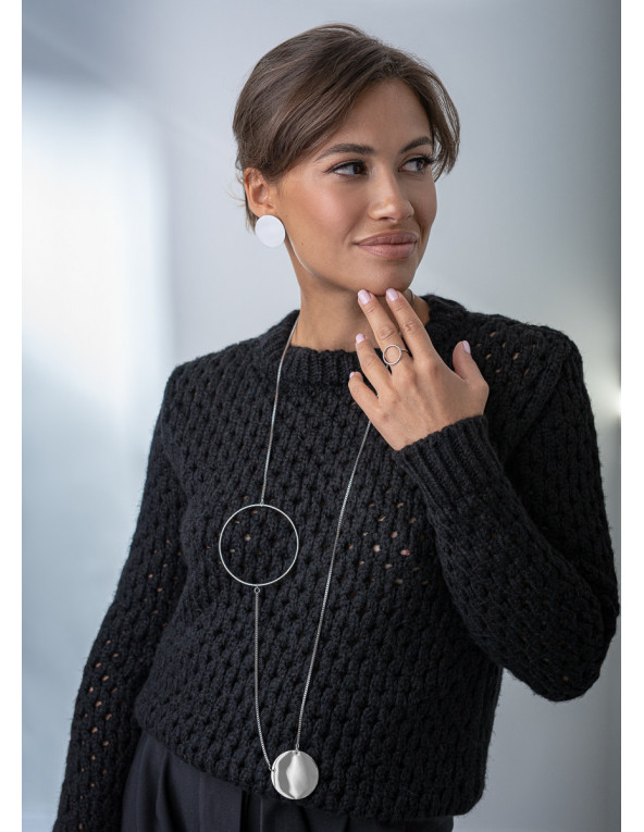 Delicate stainless steel ring