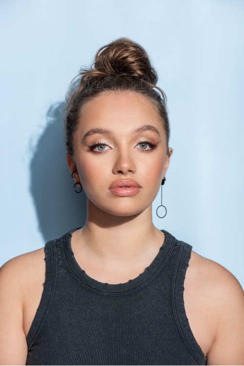 Set of 3 different matte black stainless steel earrings