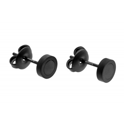 Delicate black stainless steel earrings – minimalist and elegant jewelry