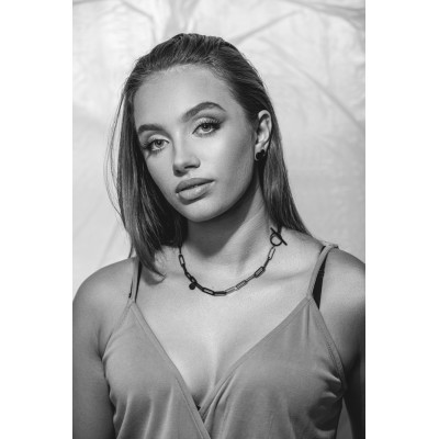 Black matte stainless steel earring set with glossy center – elegant minimalist jewelry set 2