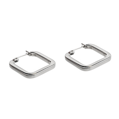 Square stainless steel earrings