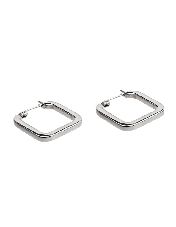 Square stainless steel earrings