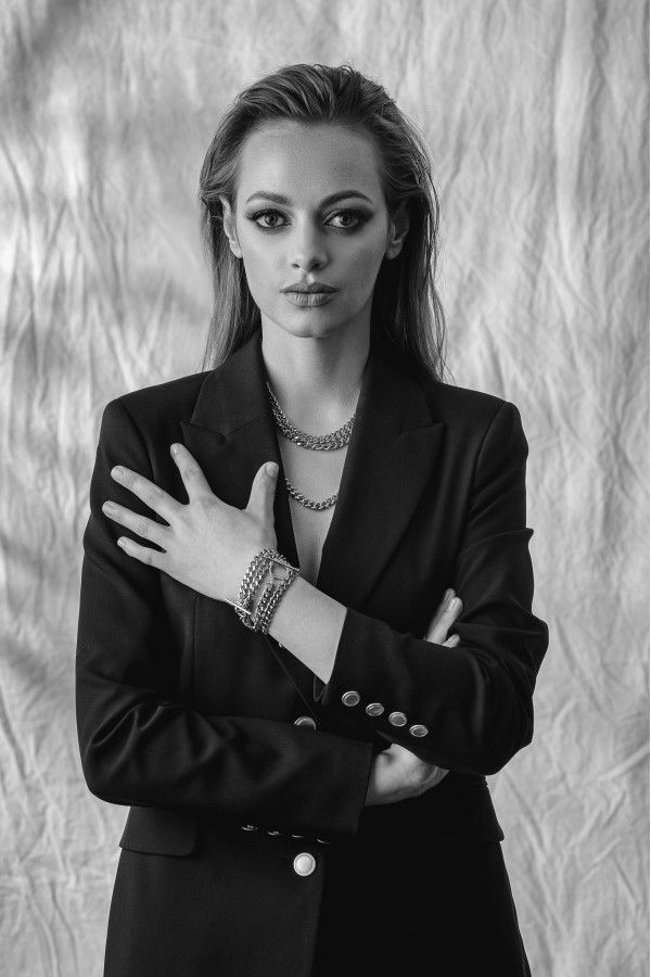 Stainless steel curb chain choker necklace 2