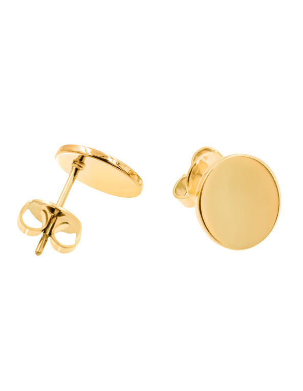 Gold-plated stainless steel 3-in-1 earring set