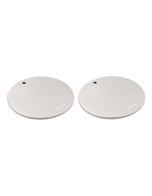 Satin plated stainless steel earring plates