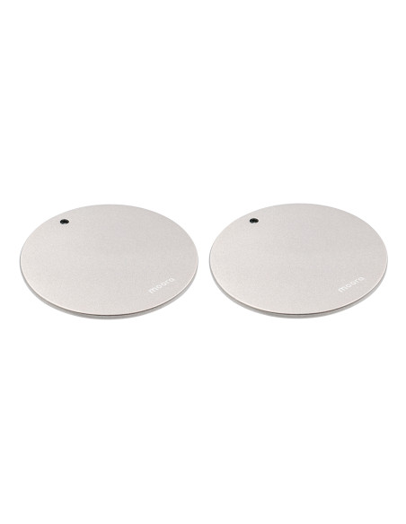 Satin plated stainless steel earring plates