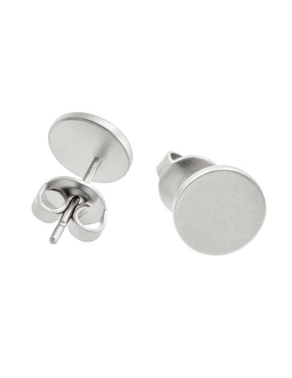 Set of 2-in-1 satin-finished stainless steel...