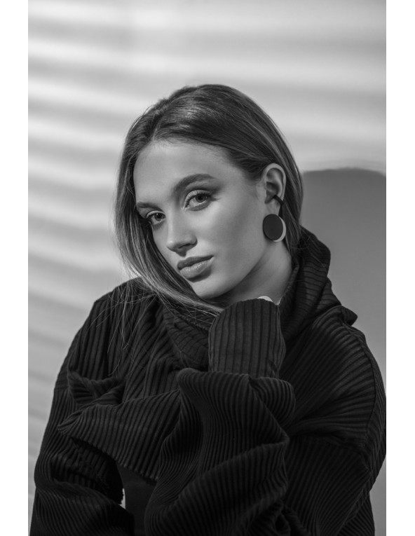 Satin plated stainless steel earring plates