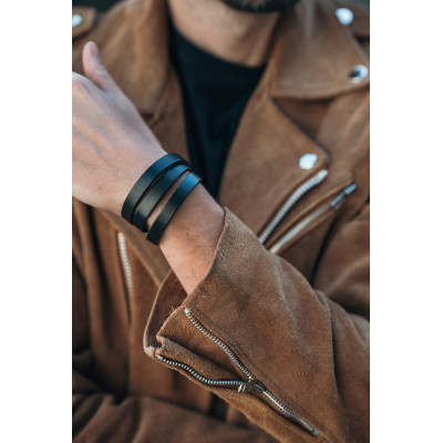 Men's leather bracelet 2
