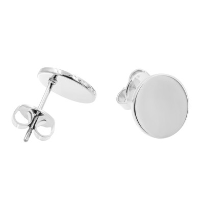 Stainless steel tin earrings