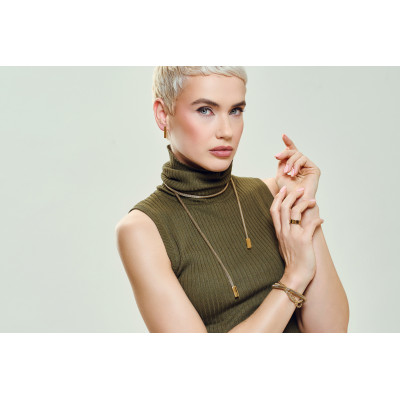 Gold-plated stainless steel band – minimalist ring 2