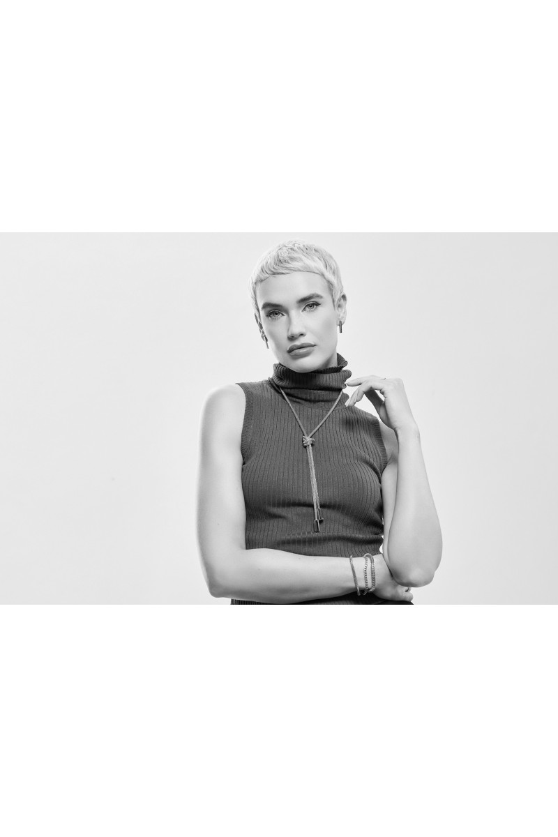 Delicate stainless steel earrings – minimalist jewelry
