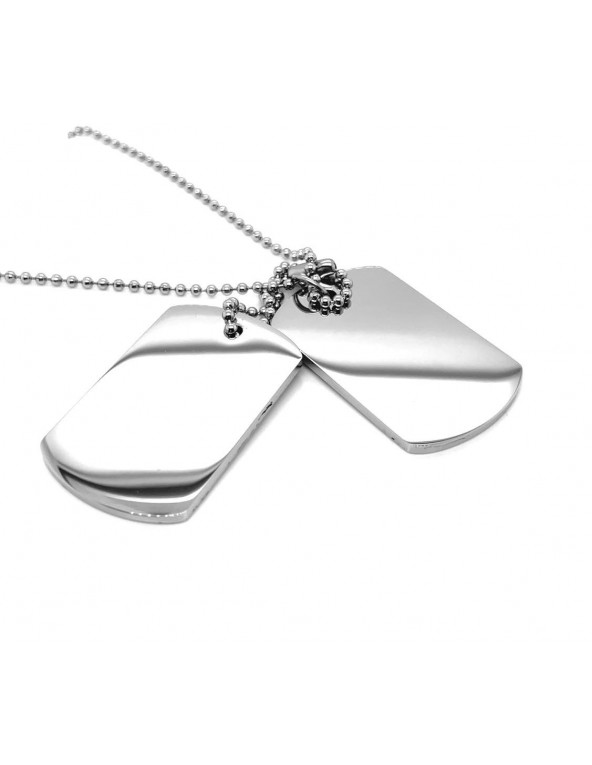 Men’s stainless steel dog tag with engraving – bold, personalized style