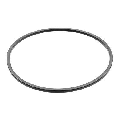 Black matte delicate stainless steel bangle bracelet with sleek geometric design