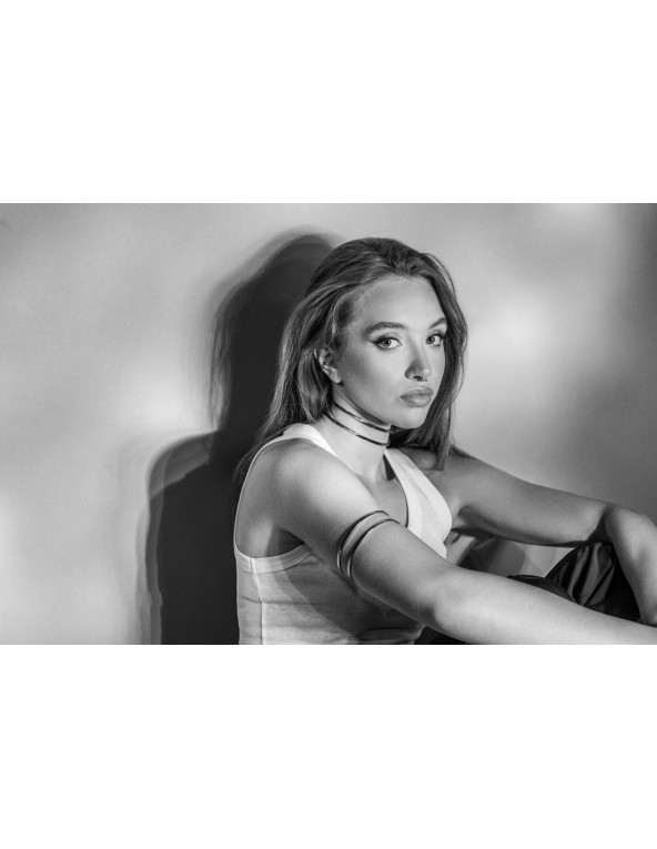 Double gold-plated stainless steel choker