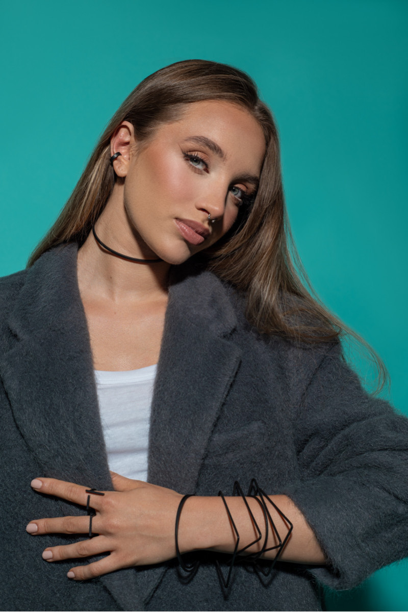 Black matte delicate square stainless steel bangle bracelet