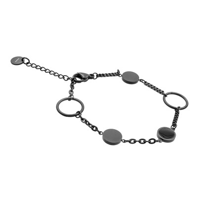Stainless steel anklet with charms 2