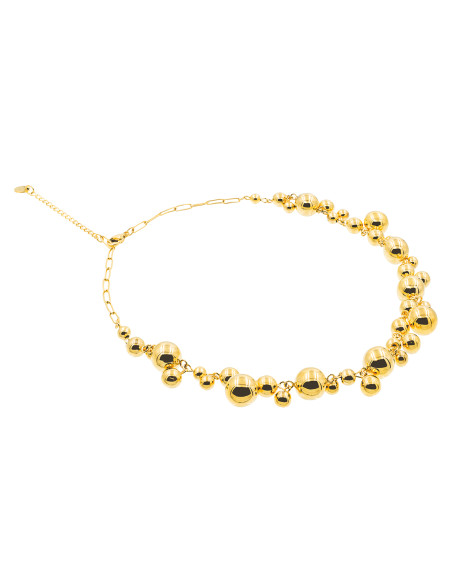 Gold-plated stainless steel necklace