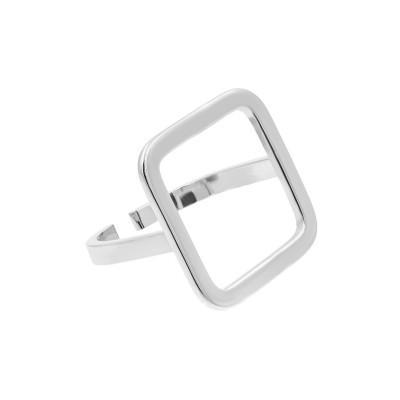Square stainless steel ring