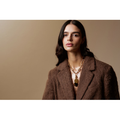 Gold-plated necklace made of gold-plated stainless steel... 2