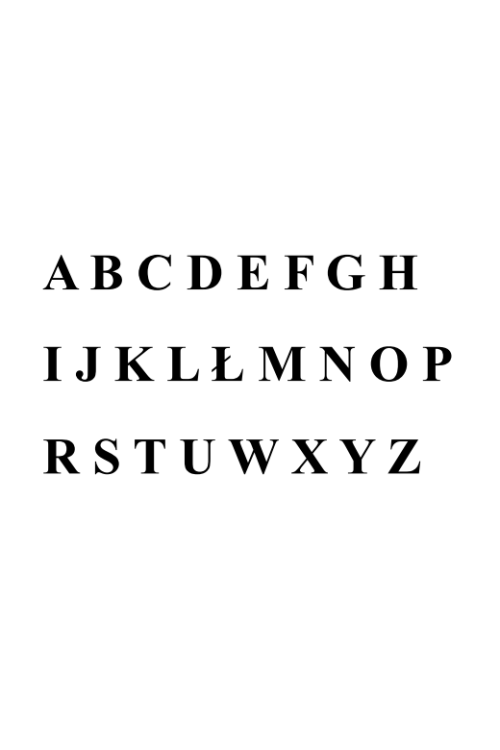 Long personalized initial necklace gold or silver | moora.eu