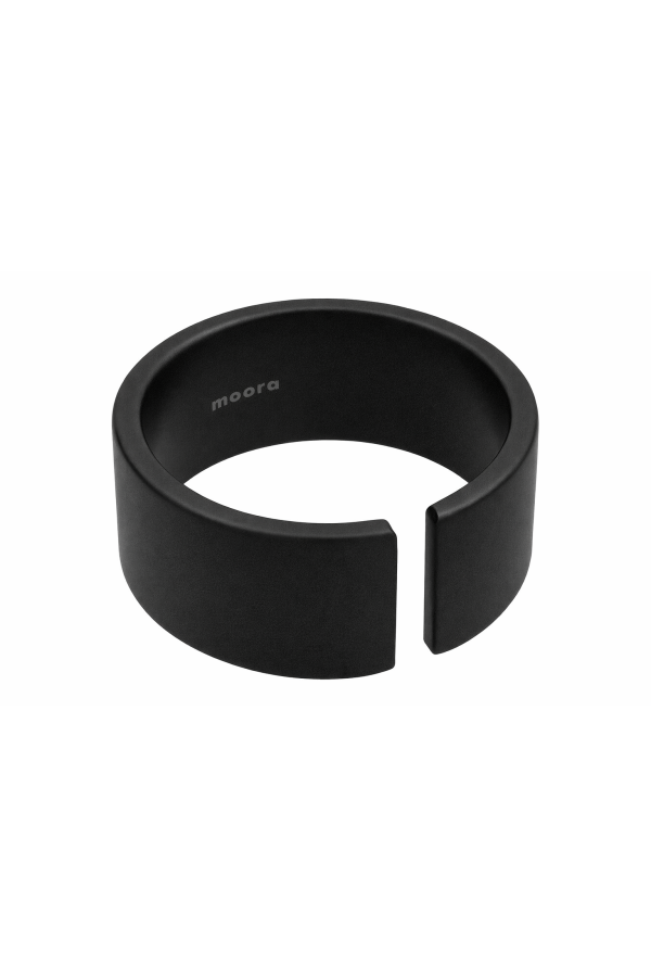 Black stainless steel ring