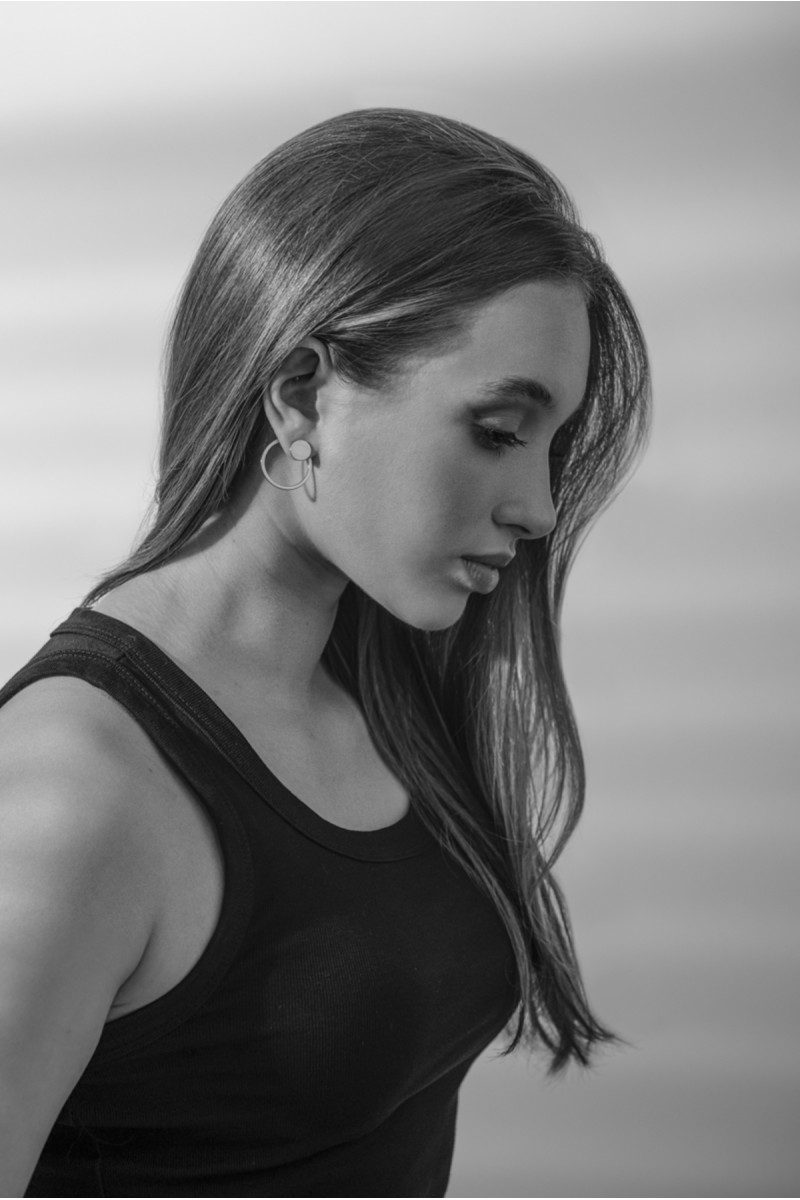 2-in-1 earring set made of stainless steel | moora.eu