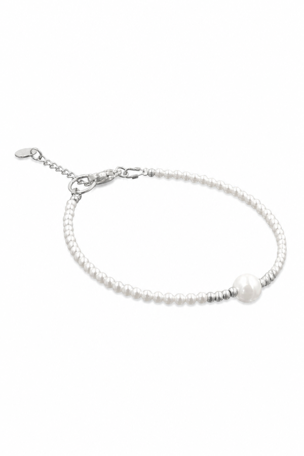 A delicate bracelet made of delicate shell pearls 2