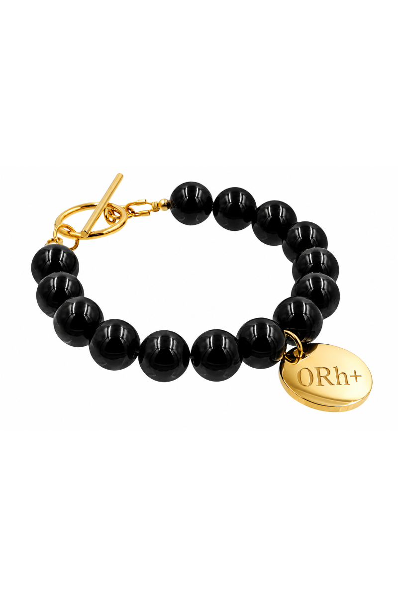 10 mm onyx bracelet with engraving | moora.eu