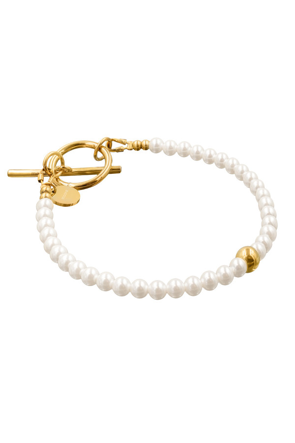 Delicate shell pearl bracelet | moora.eu