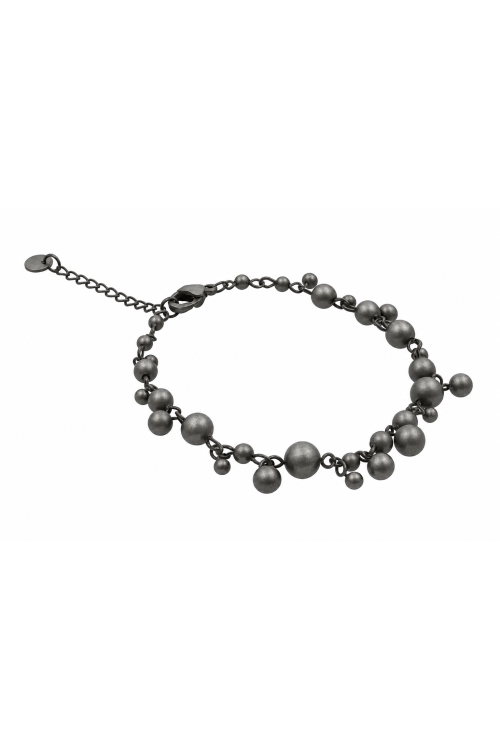 Oxidised stainless steel bracelet