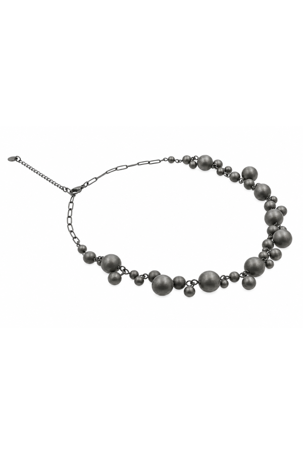 Original oxidised stainless steel necklace